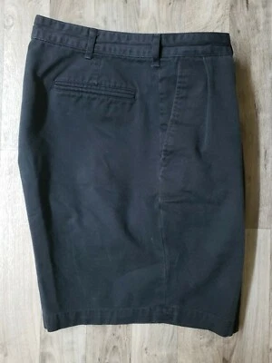 МУЖСКИЕ ЧЕРНЫЕ ПЛИССИРОВАННЫЕ ПЕРЕДНИЕ ШОРТЫ ДЛЯ ГОЛЬФА PRESWICK & MOORE РАЗМЕР 34 БЕСПЛАТНАЯ ДОСТАВКА  - Изображение 1 из 4