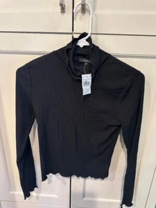 Neu Mädchen Jugend Ambiance schwarz stretchig Mode Top Gr. Medium - Bild 1 von 3