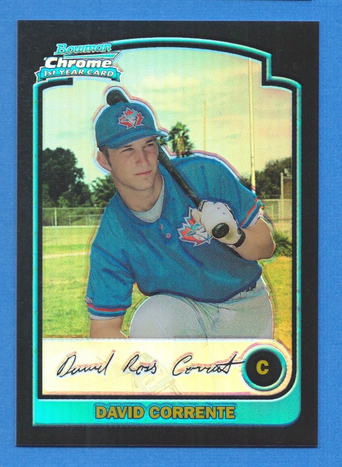 2003 Bowman Chrome Draft Refractor #BDP116 David Corrente Blue Jays - Image 1 of 1