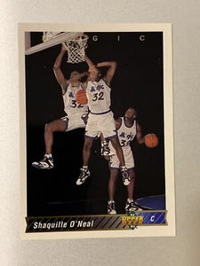 1992-93 Shaquille O'Neal RARE Rookie Upper Deck International Italian #220 - Bild 1 von 2