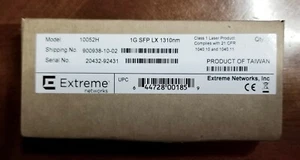 New Genuine Extreme Networks 10052H 1GB SFP LX 1310nm 1000 Base - Picture 1 of 2