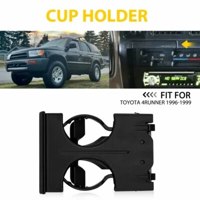 Front Retractable Dual Cup Holder 55620-35050 Black for Toyota 4Runner 1996-1999 - Image 1 of 4