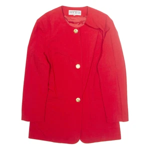 RITTER Womens Blazer Jacket Red L - Picture 1 of 6