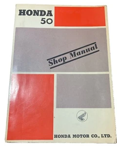 Honda 50 Shop Manual 1961 Good Condition Soft Cover Honda Motor Company Original - Picture 1 of 5
