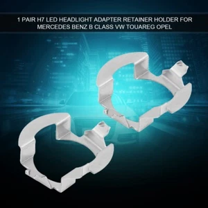 1 Pair H7 LED Headlight Adapter Retainer Holder For Mercedes Benz B Class Opel - Bild 1 von 9