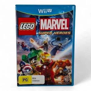 Lego Marvel Super Heroes - Nintendo Wii U Game PAL Complete - Picture 1 of 4