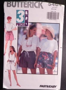 Butterick 5464 pantaloncini miss' fantasia taglia 6-14 non tagliati - Foto 1 di 2