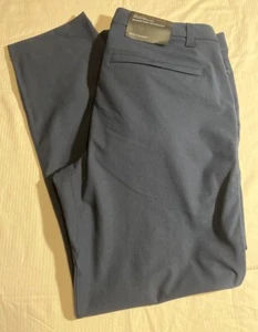 NWT $128 Lululemon Mens Pants 30 Navy Blue ABC Slim Fit Trouser Warpstreme - Picture 1 of 9