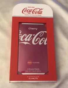 Glamlite x Cherry Coca-Cola 8 Pan Eyeshadow Palette 11g NIB Limited Edition - Picture 1 of 14