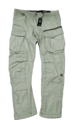 Pantalones cónicos regulares G-Star RAW trébol prenda vintage teñida Rovic cremallera 3D Foto 1 de 4