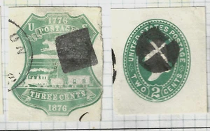Fancy Cancels SQUARE & CROSS 2 Cent Washington Postal Corner US 59F63 - Picture 1 of 3