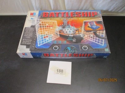 MB Games Battleship English Naval Battle Antique Board Game 1999 Complete  - Image 1 of 4