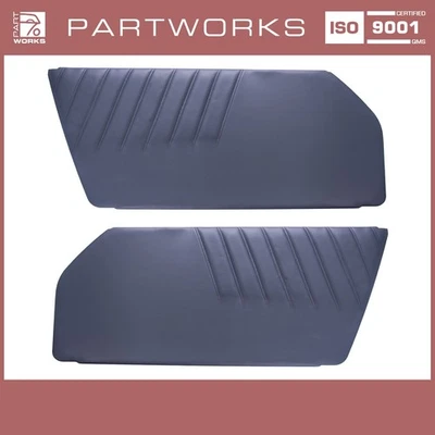 Revestimientos de puerta para PORSCHE 911 G 930 '74-'89 NEGRO L+R Foto 1 de 4