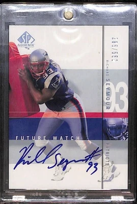 2001 SP Authentic - Future Watch #149 Richard Seymour /550 Rc Auto - Image 1 of 2