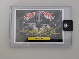 SDCC 2025 Alex Pardee Spoiled Sports Bo Nose On Card Signed - Picture 1 of 2