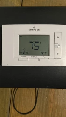 Emerson 1F85U-22PR Universal Programmable Thermostat 2 Heat, 2 Cool, 7-Day - Image 1 of 3