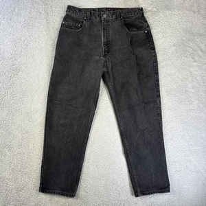 Vintage Levis 545 Jeans Herren 34x39 Schwarz Denim Hose Loose Fit Braun Tab Y2K - Bild 1 von 10
