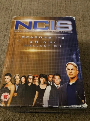 NCIS Naval Criminal Investigative Service Season 1-8 48 DVD Set ~ Region 2 PAL - Image 1 of 4