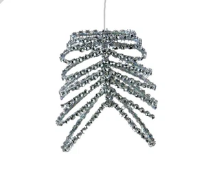 Katherine's Collection Dead and Breakfast Halloween Jeweled Rib Cage Ornament - Picture 1 of 2