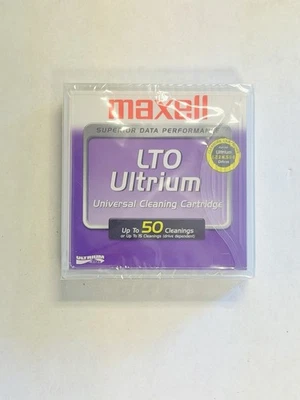 Maxell LTO Ultrium Universal Cleaning Up To 50 Cartridge (183804) -NEW - Image 1 of 4
