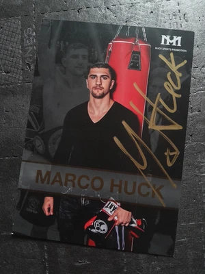 o2° MARCO HUCK ° BOX-WM ° ORIGINAL SIGNIERTE AUTOGRAMMKARTE ° - Bild 1 von 2
