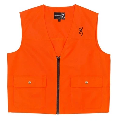 Browning Junior Safety Blaze Hunting Vest Polyester Blaze Orange - Image 1 of 2