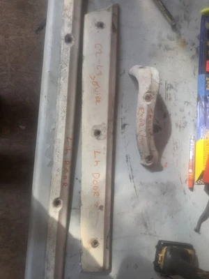 FORD FALCON SQUIRE 3 PIECES OF FAUX WOOD TRIM OEM PIECES  1962 1963 Only — 第 1/4 张图片