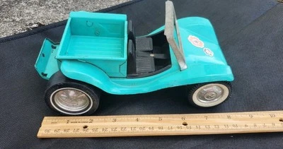 Cochecito de dunas de turquesa de acero prensado Nylint vehículo todo terreno a escala de colección Foto 1 de 4