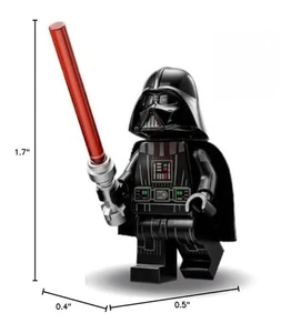 NEW LEGO STAR WARS DARTH VADER MINIFIGURE 75347 75352 75387 minifig printed arms - Picture 1 of 3