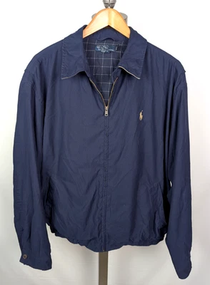 POLO RALPH LAUREN Bi-Swing Jacket Full Zip Sz XL Navy Blue Golf - Image 1 of 4