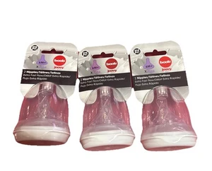 3pack boob Joovy Naturally Nood 6M+ Nipples Extra Fast Flow BPA/PVC Free - Picture 1 of 3