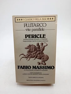 Plutarco Vite Parallele PERICLE FABIO MASSIMO - Classici Della Bur - Foto 1 di 10