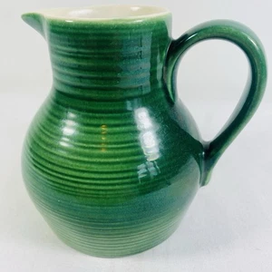 Molde de mantequilla crema cerámica Red Wing vintage verde EE. UU. Ernest Sohn - Imagen 1 de 9