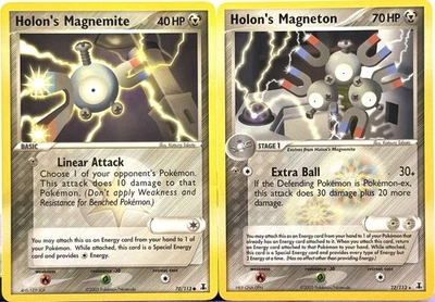 Pokemon 2005 Delta Species | Holon's Magnemite & Magneton | # 22/113 & 70/113 - Image 1 of 4