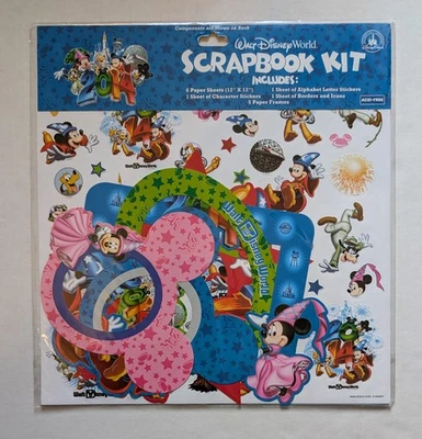 Walt Disney World 2014  12x12 Scrapbooking Page Kit Paper & Stickers - Image 1 of 2