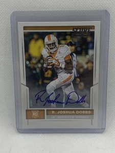 2017 Score Rookie Autograph #436 Joshua Dobbs - Picture 1 of 4