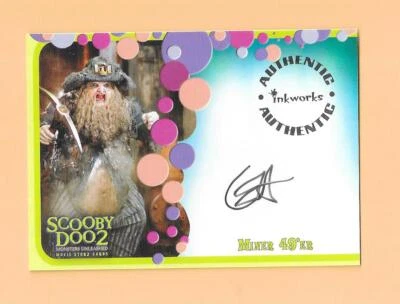 Scooby-Doo 2 2004 Autograph Card A-7 C. Ernst Harth - Miner 49'er - Image 1 of 2