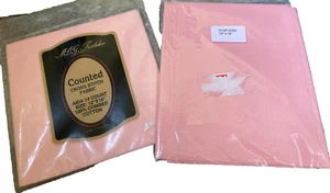 Aida 14 count 2 pink pieces - Picture 1 of 3