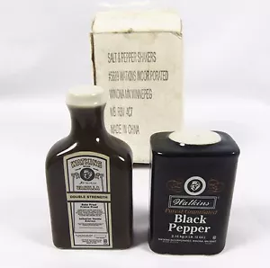 Agitadores Watkins de vainilla y pimienta negra sal y pimienta con caja original - Imagen 1 de 4