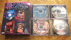 Star Trek The Next Generation Collection PC 4 Juegos inc Federación de Nacimiento CAJA GRANDE - Imagen 1 de 7