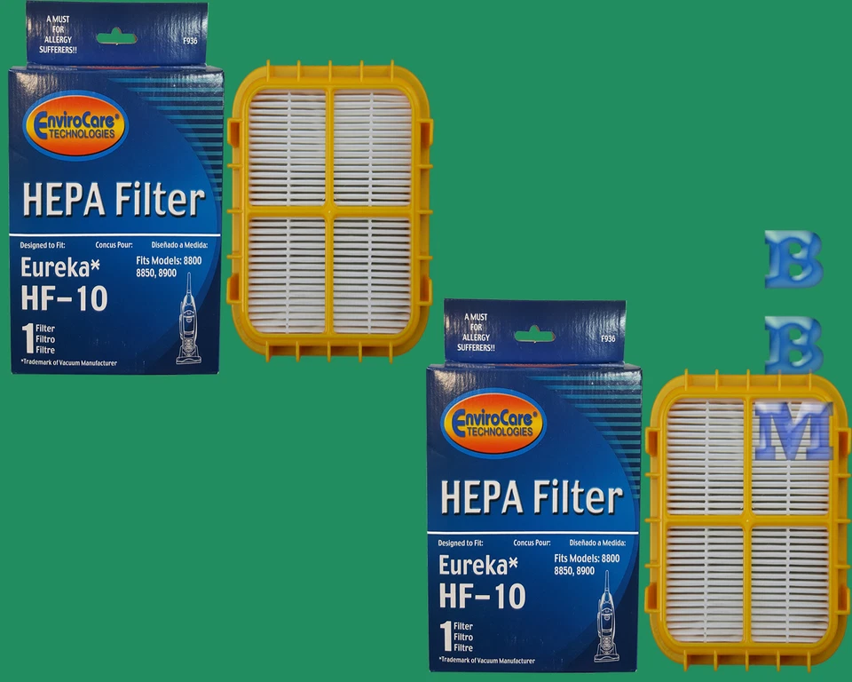 2 HF 10 HEPA Filter Eureka Upright Vacuum Cleaner Capture Pet 8800 8850 63347 - Image 1 of 1