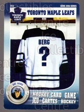 2007-08 Toronto Maple Leafs Hockey Card Game #302 Aki Berg