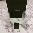Brand    new and unused   Christofle pear glass wine glass