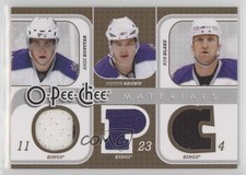 2008 O-Pee-Chee Triple Materials Anze Kopitar Dustin Brown Rob Blake #3M-BBK HOF