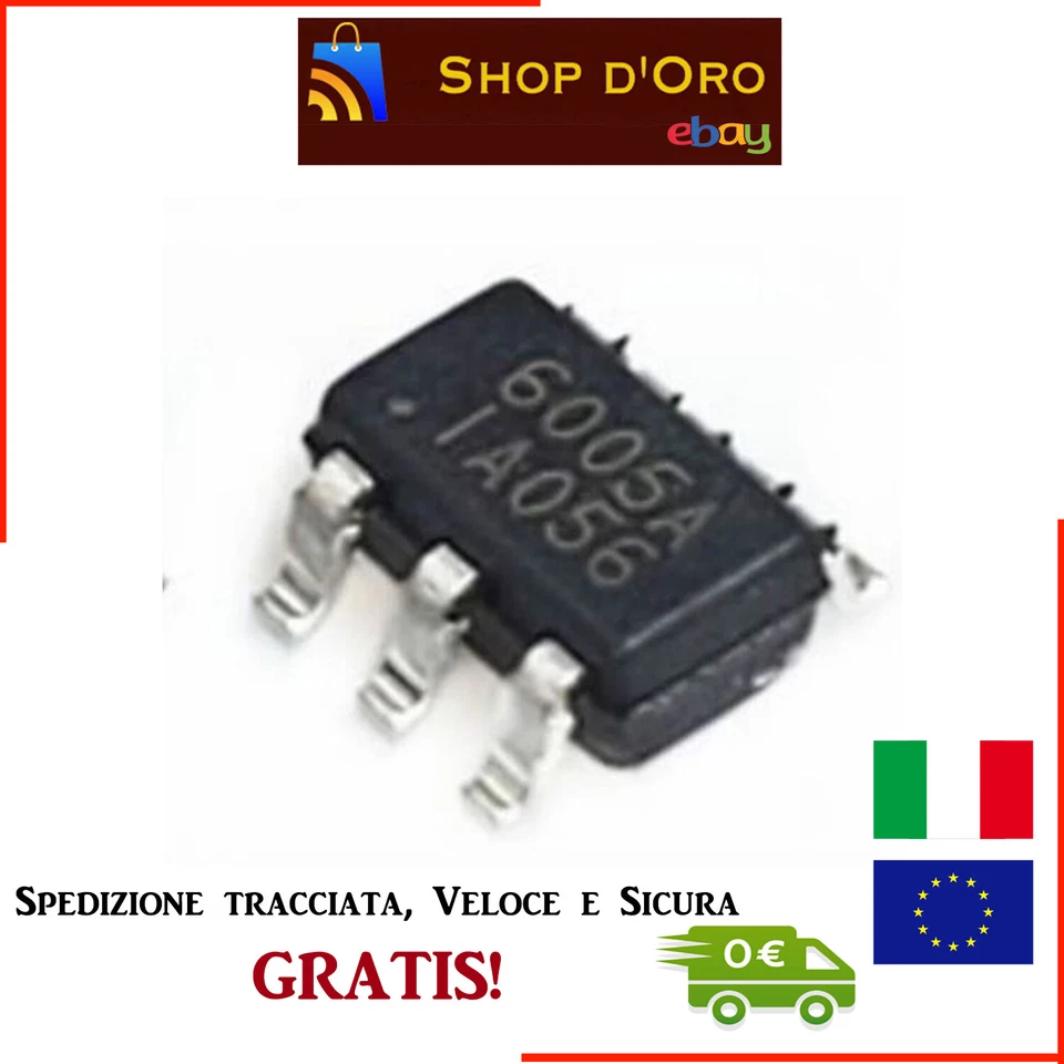 2 Pezzi PF6005AG PF6005A 6005A Circuito Integrato SMD SOT23-6