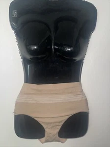 Warner's Nude No Muffin Top Brief Panty Underwear Sissy Knickers Plus Size 9/2X - Picture 1 of 3