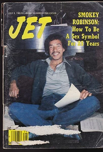 Jet Magazine Smokey Robinson July 9 1981 Free USA S/H - Picture 1 of 1