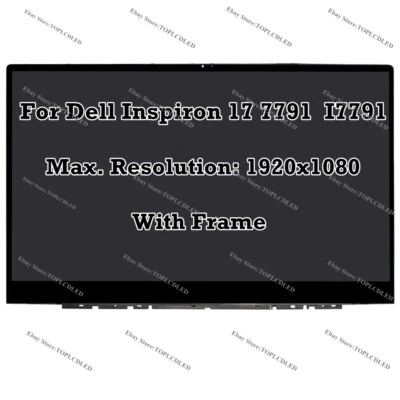 17.3" Dell Inspiron 17 7791 FHD LCD LED Display Touch Screen Digitizer Assembly - Image 1 of 4