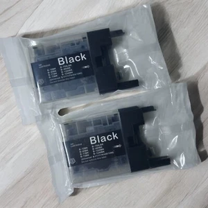 2 Black Ink Cartridges - B-LC12/40/71/73 B-LC75XL B-LC400/1220 B-LC1240BK SEALED - Picture 1 of 1