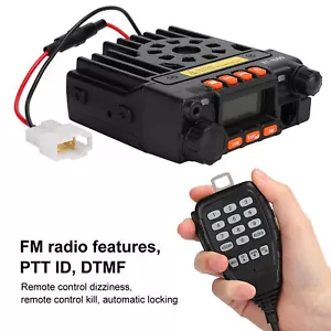 QYT KT-8900 25W Mini Mobile Radio Dual Band Car Transceiver FM Ham Walkie Ta GMO - Picture 1 of 12